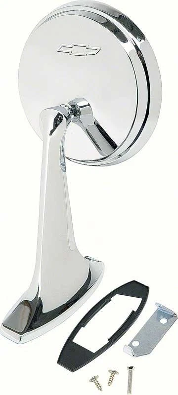 For Chevy Impala 65-66 Driver Side Manual View Mirror Non-Heated, Non-Foldaway - Image 1 of 4