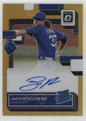 2022 Donruss Optic Rated Rookie Signatures Gold Prizm /10 Jackson Kowar Auto RC - Image 1 of 2