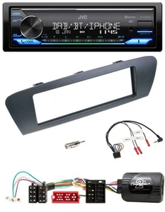 JVC Bluetooth DAB USB Lenkrad Autoradio für Renault Grand Scenic ISO ab 2009 Sce - Bild 1 von 10