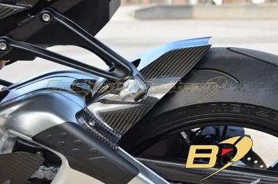 2014 - 2020 BMW S1000R Rear Hugger Mud Guard Fender Carbon Fiber Twill Weave  - Image 1 of 4