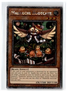 2025 Quarter Century Stampede Madolche Hootcake #RA04-EN206 Platinum Secret Rare - Picture 1 of 2