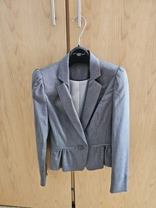 New Look Women's Grey Suit With Skirt Size 6 - Picture 1 of 9