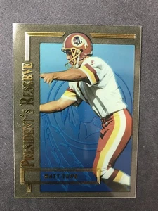 1996 Collector's Edge President's Reserve #398 Matt Turk Redskins MINT+ - Picture 1 of 2