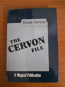 The Cervon File by Bruce Cervon Magic Trick Book HB DJ First Edition 1988 - Picture 1 of 1