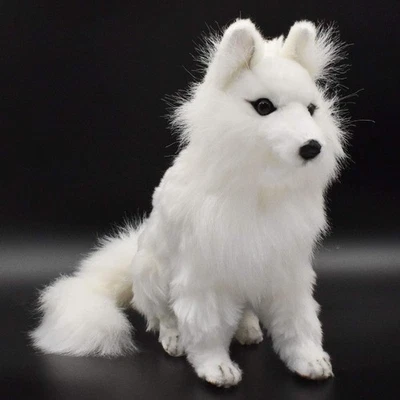 BH6823 HANSA Arctic Fox 30 Plush Toy - Image 1 of 4