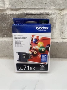 New sealed brother LC71 bk ink cartridge - Picture 1 of 3