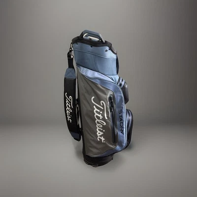 Carro de golf Titleist StaDry bolsa azul y gris divisor de 14 vías Foto 1 de 4