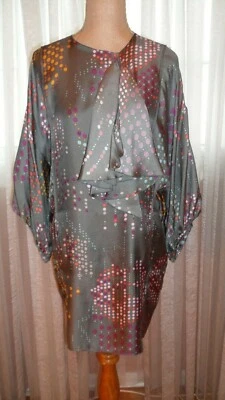 MISSONI FABULOUS 100% SILK TUNIC/DRESS, UNIQUE STYLE, BEAUTIFUL COLOR COMBINATIO - Image 1 of 4