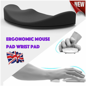 Portable Mouse Wrist Pad Ergonomic Mouse Pad Wrist Rest Mouse Palm Silicone UK！.