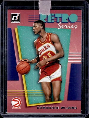 2019-20 Donruss #1 Dominique Wilkins Retro Series - Image 1 of 2