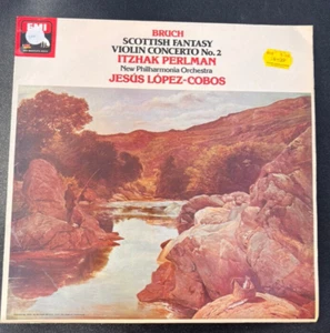 ASD 3310 Bruch Scottish Fantasy Violin Concerto2 Perlman Lopez-Cobos EMI 1977 LP - Picture 1 of 2