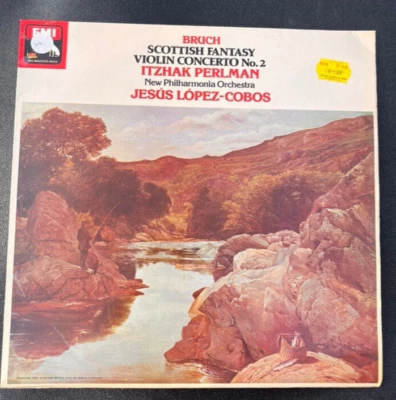 ASD 3310 Bruch Scottish Fantasy Violin Concerto2 Perlman Lopez-Cobos EMI 1977 LP - Image 1 of 2
