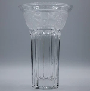 Etched Embossed Fruits Orchard Flared 6" Flower Vase - Picture 1 of 4