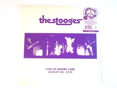 THE STOOGES LIVE AT GOOSE LAKE 1970 LP INDIE GRAY-CREAM VINYL IGGY POP - Image 1 of 2