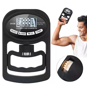 Digital Hand Dynamometer Grip Strength Tester 265Lbs/120Kg Grip strength Tester - Picture 1 of 11