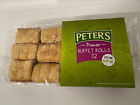 peters premier buffet sausage rolls x 72 . pork meat , 24 Rolls To Be Cut Into 3