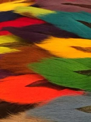 GRANDE RABO DO NORTE por HARELINE DUBBIN.  TODAS AS CORES. AMARRAÇÃO DE MOSCA. CABELO DE VEADO. - Imagem 1 de 4