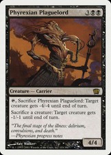 1X Phyrexian Plaguelord Eighth Edition EX Spanish MTG CARD