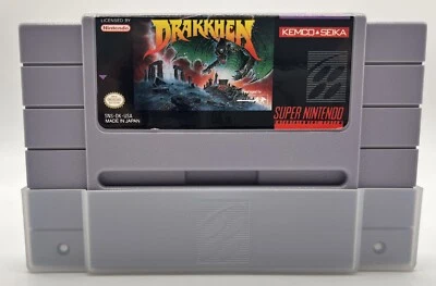 Drakkhen (Super Nintendo | SNES) Retro | Vintage Video Game - Tested - Image 1 of 4
