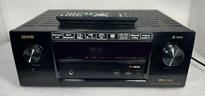 Denon AVR-X2400H, 4k HDR & Atmos / HEOS / AirPlay / WiFi & Bluetooth / 7x95Watts - Image 1 of 4