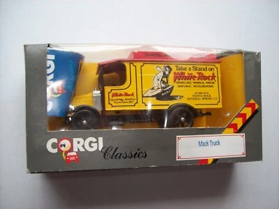 vintage 1986 Corgi classics White Rock Mack Truck in box with booklet - Image 1 of 4