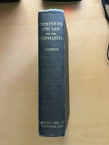 Business and Law for the Shipmaster - 1961 - Hopkins - Brown, Son & Ferguson Ltd - Picture 1 of 4
