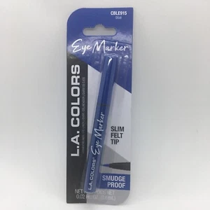 LA Colores Prueba de Manchas... Marcador de Ojos Color Azul... Punta de fieltro de piel ¡¡¡¡Nueva!!!!! - Imagen 1 de 6