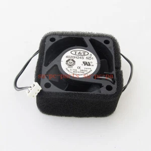 1pc T&T DC Cooling Fan 4020H24S ND1 40x40x20mm 4020 DC 24V 0.11A 2pin Connector - Photo 1/4