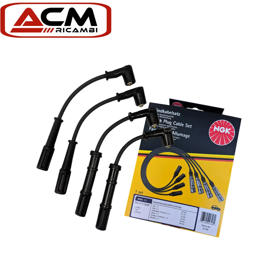 Ngk 4746 Set cavi di avviamento per FIAT