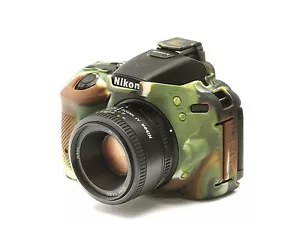 Kamera Silikon Abdeckung für Nikon D5600 + LCD Displayschutzfolie Camouflage - Bild 1 von 8