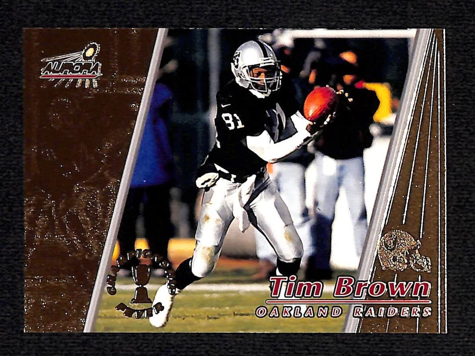 Tim Brown 1998 Aurora Championship Fever Card #36; Notre Dame, Raiders  - Image 1 of 1