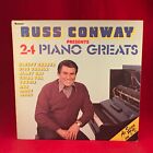 RUSS CONWAY 24 Piano Greats 1977 UK Ronco Vinyl LP Seitensattel Best of Tiger Rag