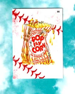 2016 Wacky Packages Baseball Series Lace Parallel -POP FLY CORN- #85 - Picture 1 of 1
