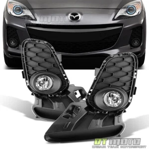2012-2013 Mazda 3 Mazda3 4/5Dr Bumper Fog Lights+Switch Replacement Left+right - Picture 1 of 6