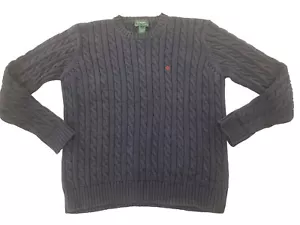 Suéter Vintage Lauren Ralph Lauren Para Mujer Mediano Pescador Cable LRL Australia - Imagen 1 de 6