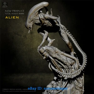 80mm Alien Warrior Unpainted Model Kits Unassembled YUFAN Model Fantasy Sci-Fi - Picture 1 of 6