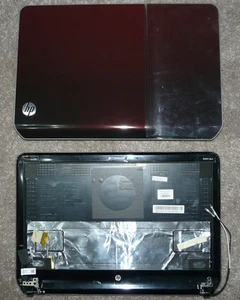 NEW GENUINE HP ENVY DV4-5000 LID COVER BEZEL HINGES WIRES 678260-001 700547-001 - Picture 1 of 7