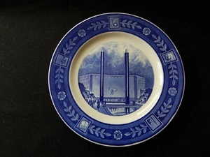 1939 NY Worlds Fair Hall of Communications Plate-Copeland/Spode A&S 1st Edition - Picture 1 of 4