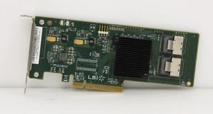 LSI SAS9201-8i 6Gbps SAS/SATA PCI-e RAID Controller Card - Low Profile. - Picture 1 of 8