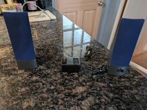Altavoces IBM/Lenovo Negro/Azul Para PC con Conector Mini-din y Fuente de Alimentación - Imagen 1 de 4