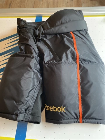 New!!! Officially Licensed Anaheim Ducks Mens Ice Hockey Pants Reebok size Lrg Cover
