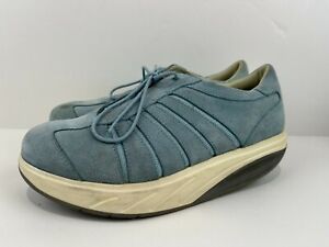 MBT Wave Light Blue Rocking Fitness Walking Shoes Sneaker Women's Size 8.5 US 39