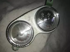1959-1962 Corvette Gauges DashBattery Oil Temperature Gas 1960 1961 Bezel Trim - Bild 1 von 8