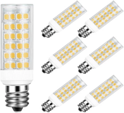 6X E12 5W LED Bulb 50W Equivalent Candelabra Base For Ceiling Fan Home Lighting - Image 1 of 4