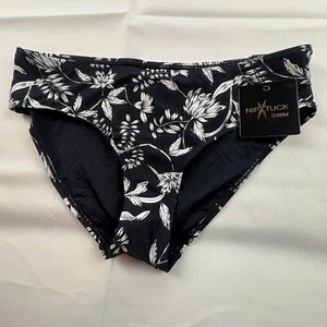 NipTuck Badeanzug Unterteil Blumenmuster schwarz weiß Gr. 10 NEU Strand Resort Kleidung Urlaub - Bild 1 von 5