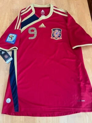 MINT  Spain National Team 9 M Soccer 2009  HOME  Vintage  Shirt Jersey - Image 1 of 4