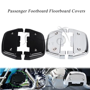 Passenger Footboard Floorboard Covers For Harley Touring Road Street Tri Glide - Picture 1 of 21