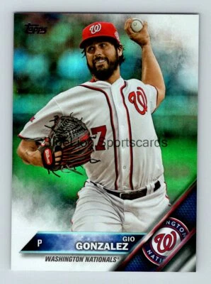  2016 Topps Rainbow Foil Gio Gonzalez - Image 1 of 2