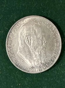 GERMANY / BAVARIA 1911 D 2 MARK, REGENT of BAVARIA LUITPOLD 1886 - 1912 - Picture 1 of 10