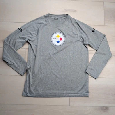 Under Armour Shirt Mens M NFL Pittsburgh Steelers Combine Authentic Long Sleeve - Image 1 of 4